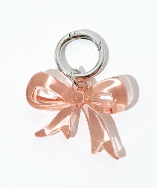 flower（フラワー）の「ジェリーリボンチャーム（キーホルダー・レディース・ブラウン/ピンク・FREE）」の14枚目の写真