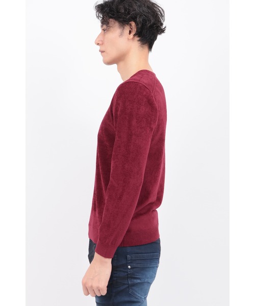 TORNADO MART（トルネードマート）の「ﾏｲｸﾛﾓｰﾙVﾈｯｸKN（ニット/セーター・メンズ・レッド/ブラック/ダークグリーン/グレー・LL/L/M）」の6枚目の写真