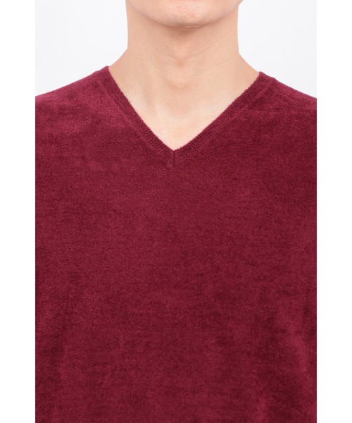 TORNADO MART（トルネードマート）の「ﾏｲｸﾛﾓｰﾙVﾈｯｸKN（ニット/セーター・メンズ・レッド/ブラック/ダークグリーン/グレー・LL/L/M）」の8枚目の写真