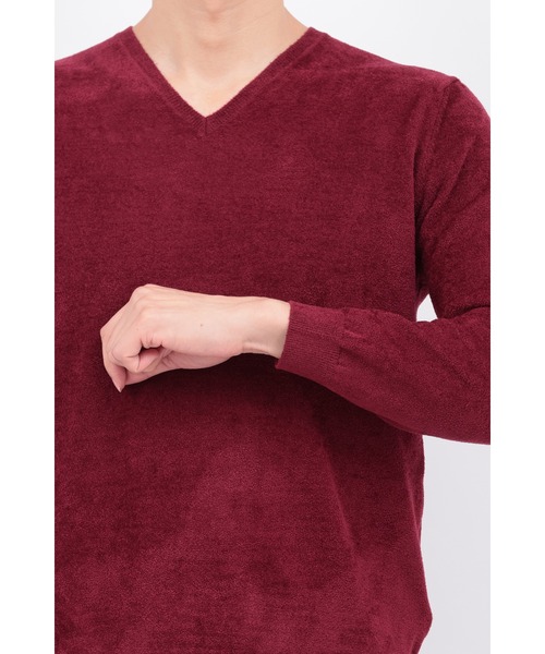 TORNADO MART（トルネードマート）の「ﾏｲｸﾛﾓｰﾙVﾈｯｸKN（ニット/セーター・メンズ・レッド/ブラック/ダークグリーン/グレー・LL/L/M）」の9枚目の写真