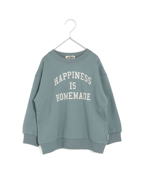 MAKE YOUR DAY（メイクユアデイ）の「HOMEMADEロゴファミリー裏毛トレーナー■150.160cm（スウェット・キッズ・ミント/ライトグレー/ブラック・160/150）」の3枚目の写真