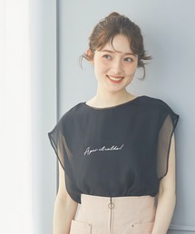 シアーロゴTシャツ