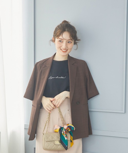 12Twelve Agenda（トゥエルブ　アジェンダ）の「シアーロゴTシャツ（Tシャツ/カットソー・レディース・オフホワイト/ブラック・M）」の15枚目の写真