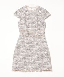 Tedbaker(テッドベイカー)グレータイトワンピース半袖ドレス ベルト付き Tedbaker(テッドベイカー)グレータイトワンピース半袖ドレス