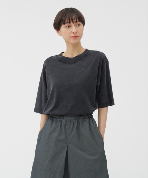 FADED LIGHT COTTON JERSEY（Tシャツ/カットソー）｜MHL