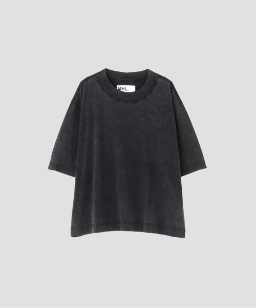 MHL.(エムエイチエル)の「FADED LIGHT COTTON JERSEY(Tシャツ/カットソー・レディース・ブラック・2)」の6枚目の写真