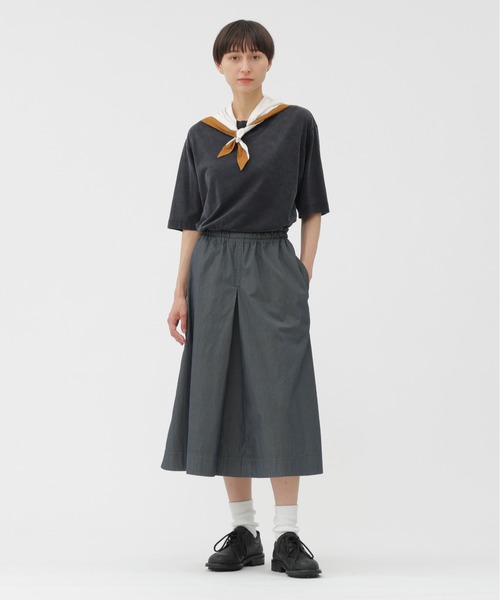 MHL.(エムエイチエル)の「FADED LIGHT COTTON JERSEY(Tシャツ/カットソー・レディース・ブラック・2)」の4枚目の写真