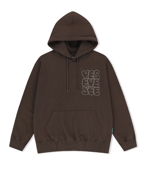 YESEYESEE(イエスアイシー)の「C-Logo Hoodie(パーカー・メンズ・ダークグレー/ライトグリーン/ネイビー/ダークブラウン・L/XL/S/M)」の1枚目の写真