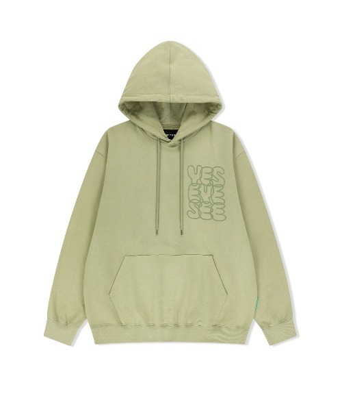 YESEYESEE(イエスアイシー)の「C-Logo Hoodie(パーカー・メンズ・ダークグレー/ライトグリーン/ネイビー/ダークブラウン・L/XL/S/M)」の3枚目の写真