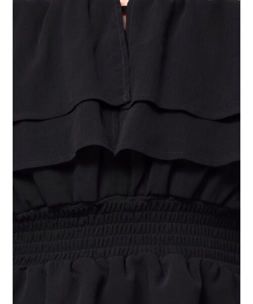 RESEXXY(リゼクシー)の「オフショルシャーリングチュニック(シャツ/ブラウス・レディース・ブラック/イエロー/ホワイト・FREE)」の6枚目の写真