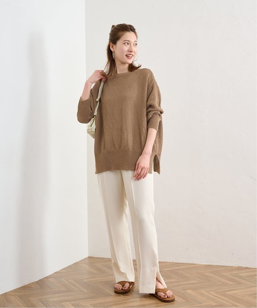 FRAMeWORK(フレームワーク)の「≪追加≫カノコ 2WAY Back開きカーディガン(カーディガン/ボレロ・レディース・アイボリー/モカ/ネイビー・FREE)」の22枚目の写真