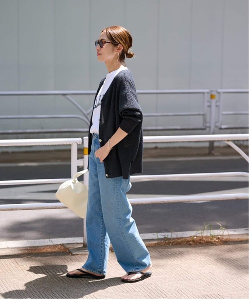 FRAMeWORK(フレームワーク)の「≪追加≫カノコ 2WAY Back開きカーディガン(カーディガン/ボレロ・レディース・アイボリー/モカ/ネイビー・FREE)」の19枚目の写真