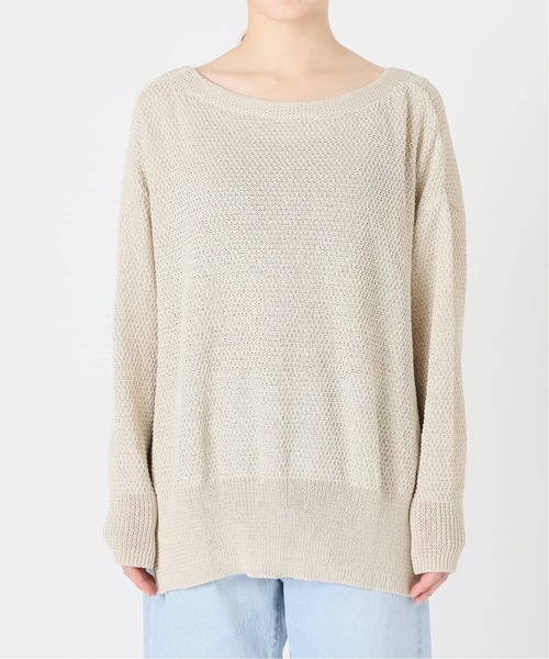 FRAMeWORK(フレームワーク)の「≪追加≫カノコ 2WAY Back開きカーディガン(カーディガン/ボレロ・レディース・アイボリー/モカ/ネイビー・FREE)」の6枚目の写真