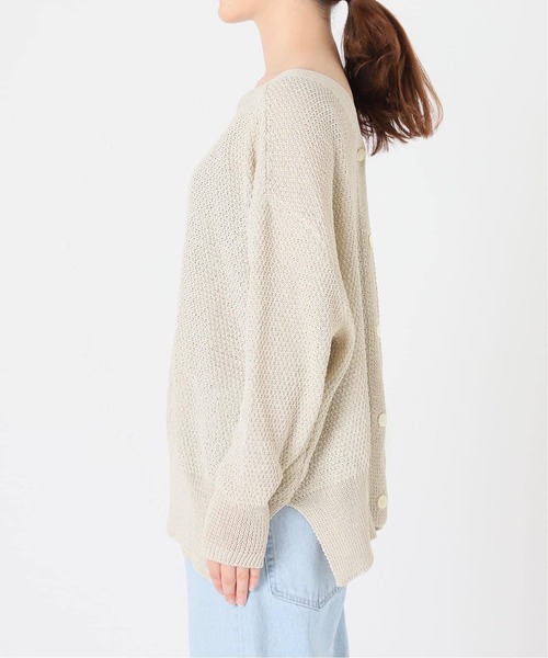 FRAMeWORK(フレームワーク)の「≪追加≫カノコ 2WAY Back開きカーディガン(カーディガン/ボレロ・レディース・アイボリー/モカ/ネイビー・FREE)」の5枚目の写真