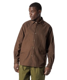 Sandinista | Vintage Nel Shirt / ヴィンテージ風無地ネルシャツ(シャツ/ブラウス)