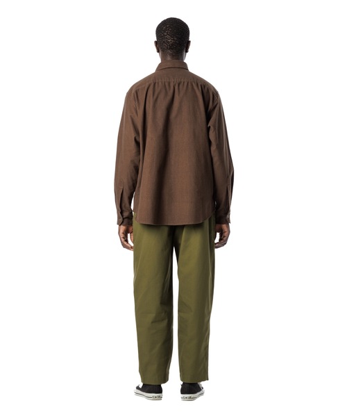 Sandinista（サンディニスタ）の「Vintage Nel Shirt / ヴィンテージ風無地ネルシャツ（シャツ/ブラウス・メンズ・ブラウン/ブラック・LARGE/MEDIUM/SMALL）」の10枚目の写真