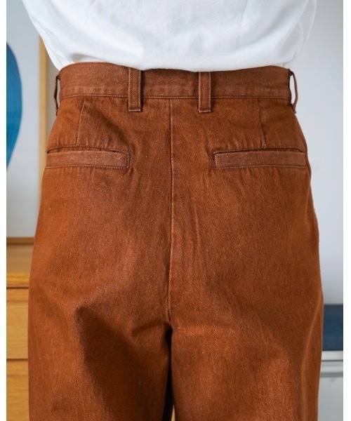 ZOZOMARKET（ゾゾマーケット）の「ZOZOMARKET by idaka-サイドボタンバギーデニム（デニムパンツ・メンズ・ブラウン・マルチサイズ）」の6枚目の写真