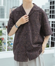 ITEMS URBANRESEARCH | Batik Print Open Collar shirts(シャツ/ブラウス)