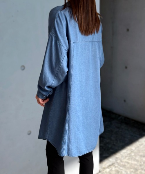 まぁ★様♡オーダー用 パール釦オーバーデニムチュニックシャツ Emma Taylor