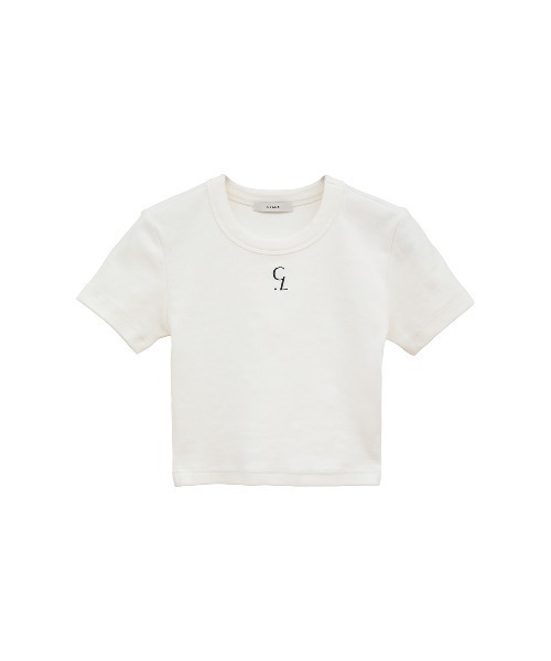 トップス CLANE LOGO CROPPED TIGHT TEE LOGO CROPPED TIGHT TEE（Tシャツ/カットソー）｜CLANE（クラネ
