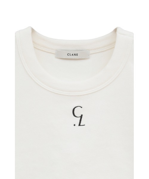 トップス CLANE LOGO CROPPED TIGHT TEE LOGO CROPPED TIGHT TEE（Tシャツ/カットソー）｜CLANE（クラネ