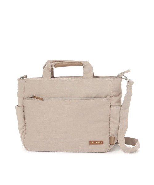 FOUND GOOD(ファウンドグッド)の「ヤワラカショルダーM(ショルダーバッグ・レディース・ベージュ/ブルー系5/グレー系5・FREE)」の5枚目の写真