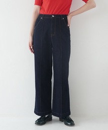 ZOZOMARKET | ZOZOMARKET by ハヤシアンナ-ワイドレッグデニムパンツ(デニムパンツ)