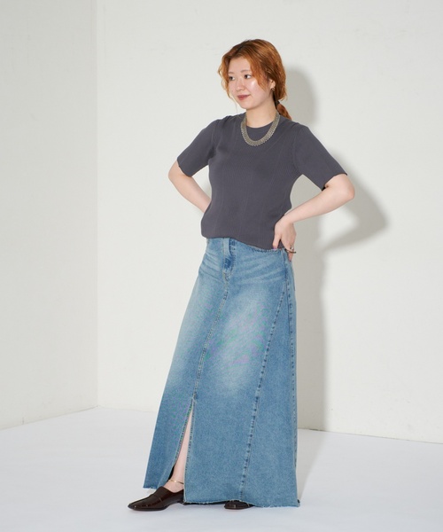 LE TALON GRISEレザースクエアクロスシームアンクルフラット 予約》GRISE レザースクエアクロスシームアンクルフラット