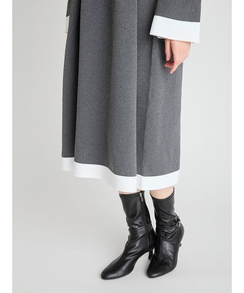 CELFORD（セルフォード）の「ベルスリーブホールガーメントニットワンピース（ワンピース・レディース・グレー/ブラック/レッド・36）」の10枚目の写真