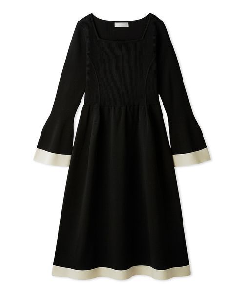 CELFORD（セルフォード）の「ベルスリーブホールガーメントニットワンピース（ワンピース・レディース・グレー/ブラック/レッド・36）」の16枚目の写真