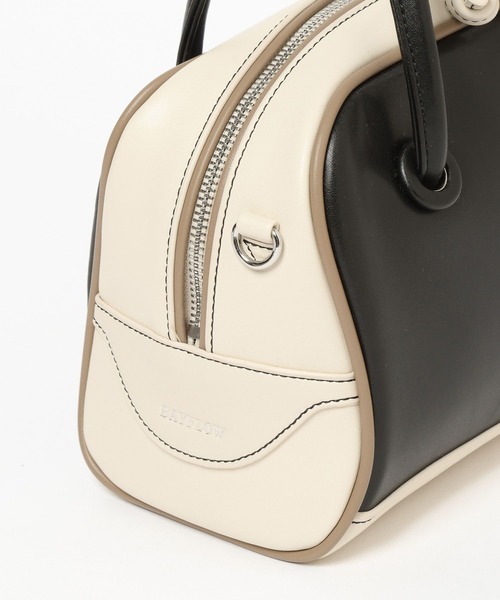 BAYFLOW（ベイフロー）の「レザー配色ボストン（ハンドバッグ・レディース・バーガンディー/ブラック/オフホワイト・FREE）」の19枚目の写真