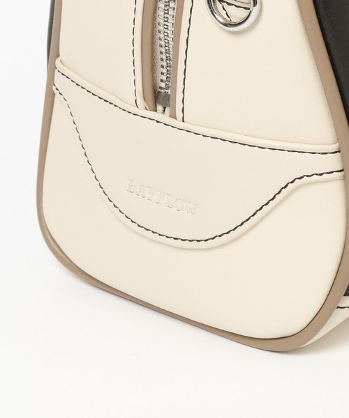 BAYFLOW（ベイフロー）の「レザー配色ボストン（ハンドバッグ・レディース・バーガンディー/ブラック/オフホワイト・FREE）」の20枚目の写真