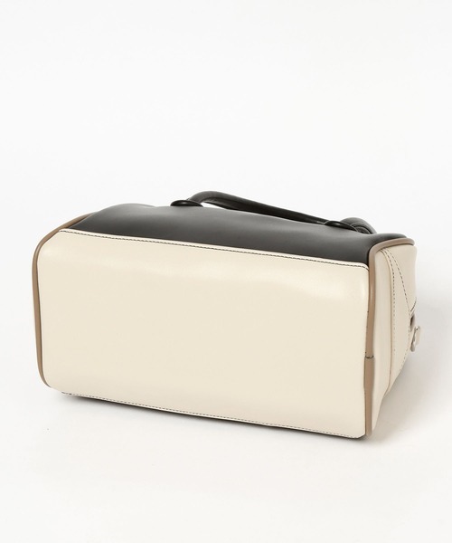 BAYFLOW（ベイフロー）の「レザー配色ボストン（ハンドバッグ・レディース・バーガンディー/ブラック/オフホワイト・FREE）」の21枚目の写真