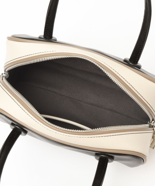 BAYFLOW（ベイフロー）の「レザー配色ボストン（ハンドバッグ・レディース・バーガンディー/ブラック/オフホワイト・FREE）」の22枚目の写真