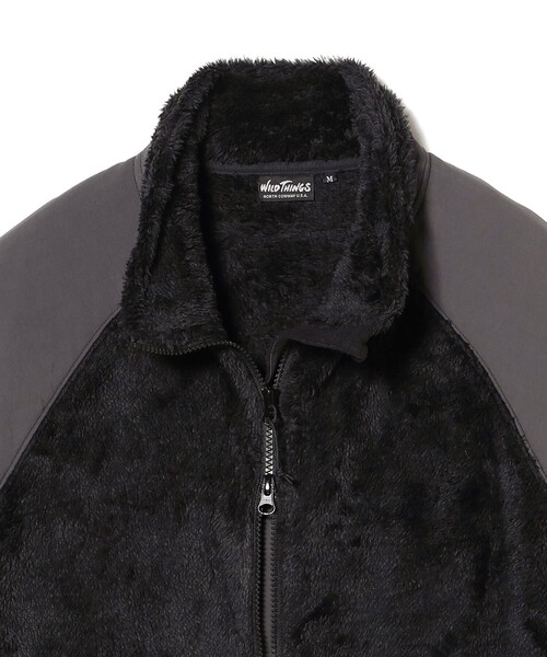 WILD THINGS（ワイルドシングス）の「WILD THINGS /  LEVEL3 SHAGGY JACKET（ブルゾン・メンズ・ブラック・X-LARGE/LARGE/SMALL/MEDIUM）」の3枚目の写真