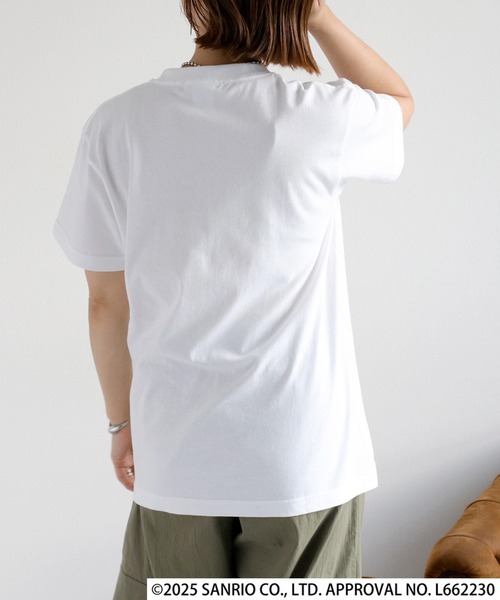 ハローキティコラボ(ハローキティコラボ)の「【HELLO KITTY / ハローキティ】キャラクタープリントTee(Tシャツ/カットソー・レディース・ブラック/ピンク/ホワイト・S)」の18枚目の写真