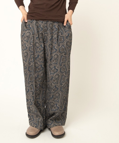 R4373 ヴィンテージペイズリーパンツ