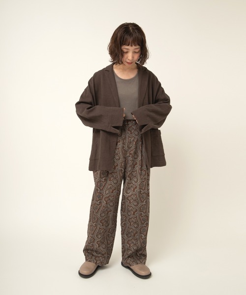 R4373 ヴィンテージペイズリーパンツ