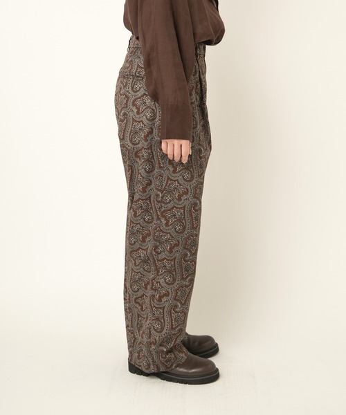 R4373 ヴィンテージペイズリーパンツ