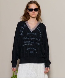 MAISON SPECIAL（メゾンスペシャル）の「【25AW PRE-ORDER】Printed Knit Tops/プリントニットトップス【MAISON SPECIAL/メゾンスペシャル】（ニット/セーター）」