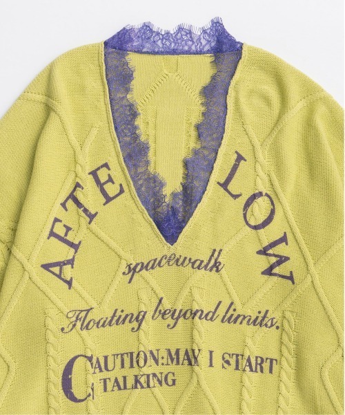 まるたさま　MAISON SPECIAL フラワープリントニット 02 25AW PRE-ORDER】Printed Knit Tops/プリントニットトップス