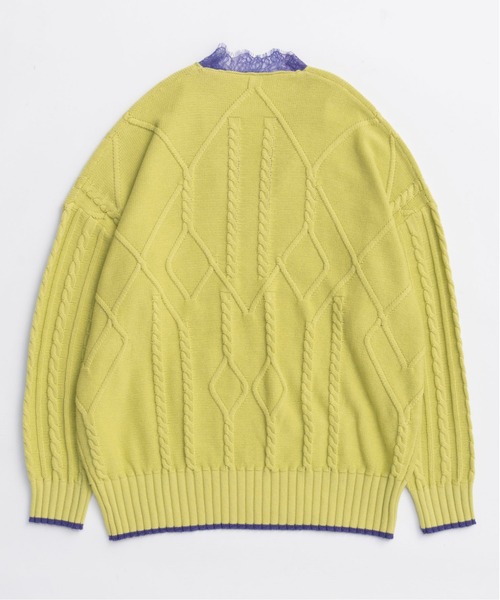 MAISON SPECIAL グラフィックプリントニット 25AW PRE-ORDER】Printed Knit Tops/プリントニットトップス