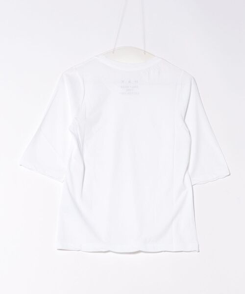 H.A.K(ハク)の「ウルティマコットン強撚天竺半袖カットソー(Tシャツ/カットソー・レディース・ブラック/ホワイト/グレー/チャコール・FREE)」の5枚目の写真