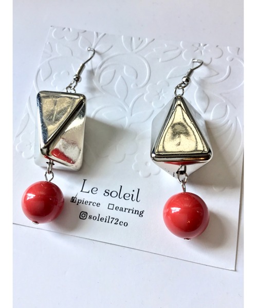 tone（トーン）の「【Le soleil】爽快　スワロフスキーパールピアス(MA)（ピアス（両耳用）・レディース・その他1/その他3/その他2・FREE）」の2枚目の写真
