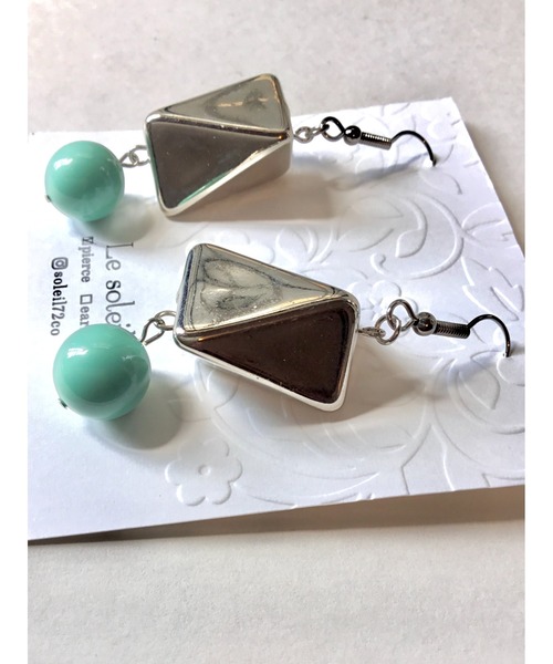 tone（トーン）の「【Le soleil】爽快　スワロフスキーパールピアス(MA)（ピアス（両耳用）・レディース・その他1/その他3/その他2・FREE）」の4枚目の写真