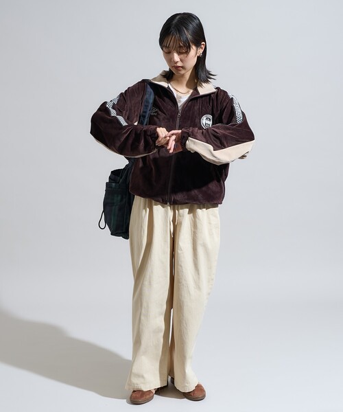 UMBRO × FREAK'S STORE/アンブロ 別注 Velour Track Jacket/ベロア