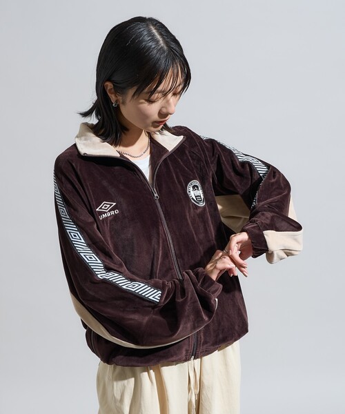 UMBRO ベロアトラックジャケット セール】UMBRO/アンブロ 別注 Velour Track Jacket/ベロア