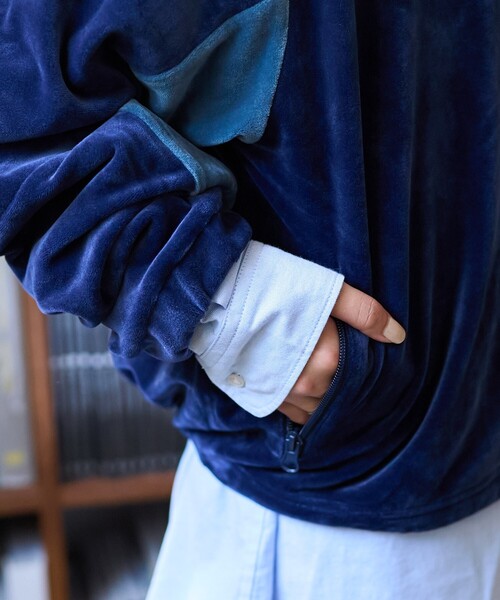 UMBRO × FREAK'S STORE/アンブロ 別注 Velour Track Jacket/ベロア