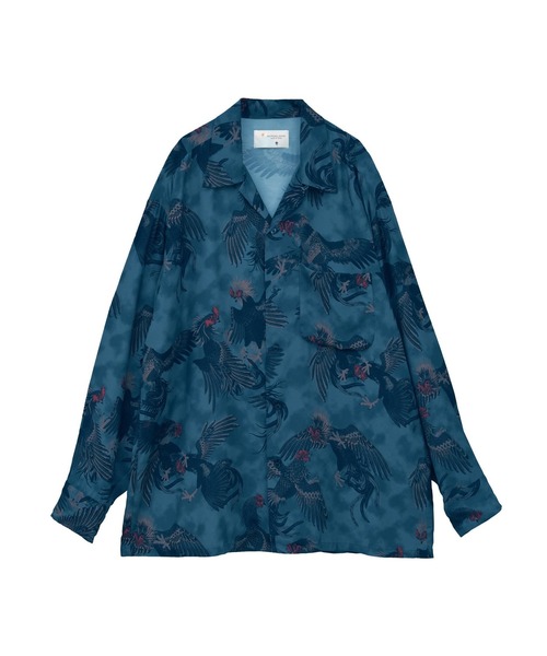 NIPOALOHA】'軍鶏-SHAMO' LONG SLEEVE SHIRT（シャツ/ブラウス