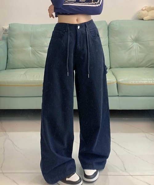 LADY LIKE(レディライク)の「バック刺繍入りペインターパンツ(チノパンツ・レディース・ダークベージュ/ネイビー・M/L/S)」の19枚目の写真
